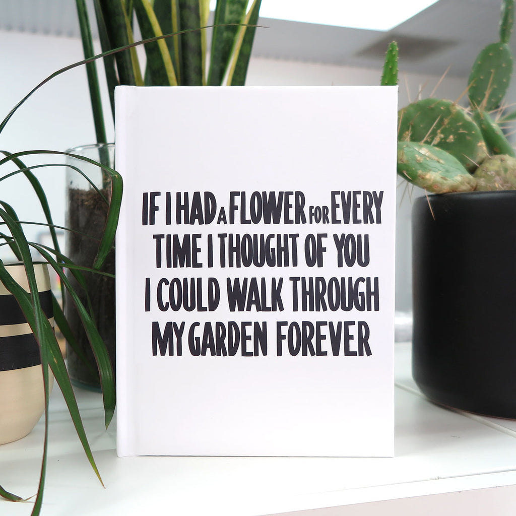 If I had a Flower... Journal by Printify | Open Edition and Limited Edition Prints