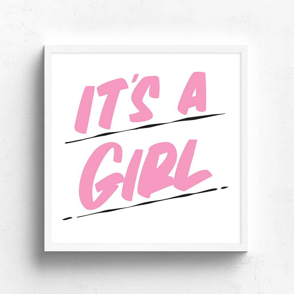 IT'S A GIRL by Baron Von Fancy | Open Edition and Limited Edition Prints