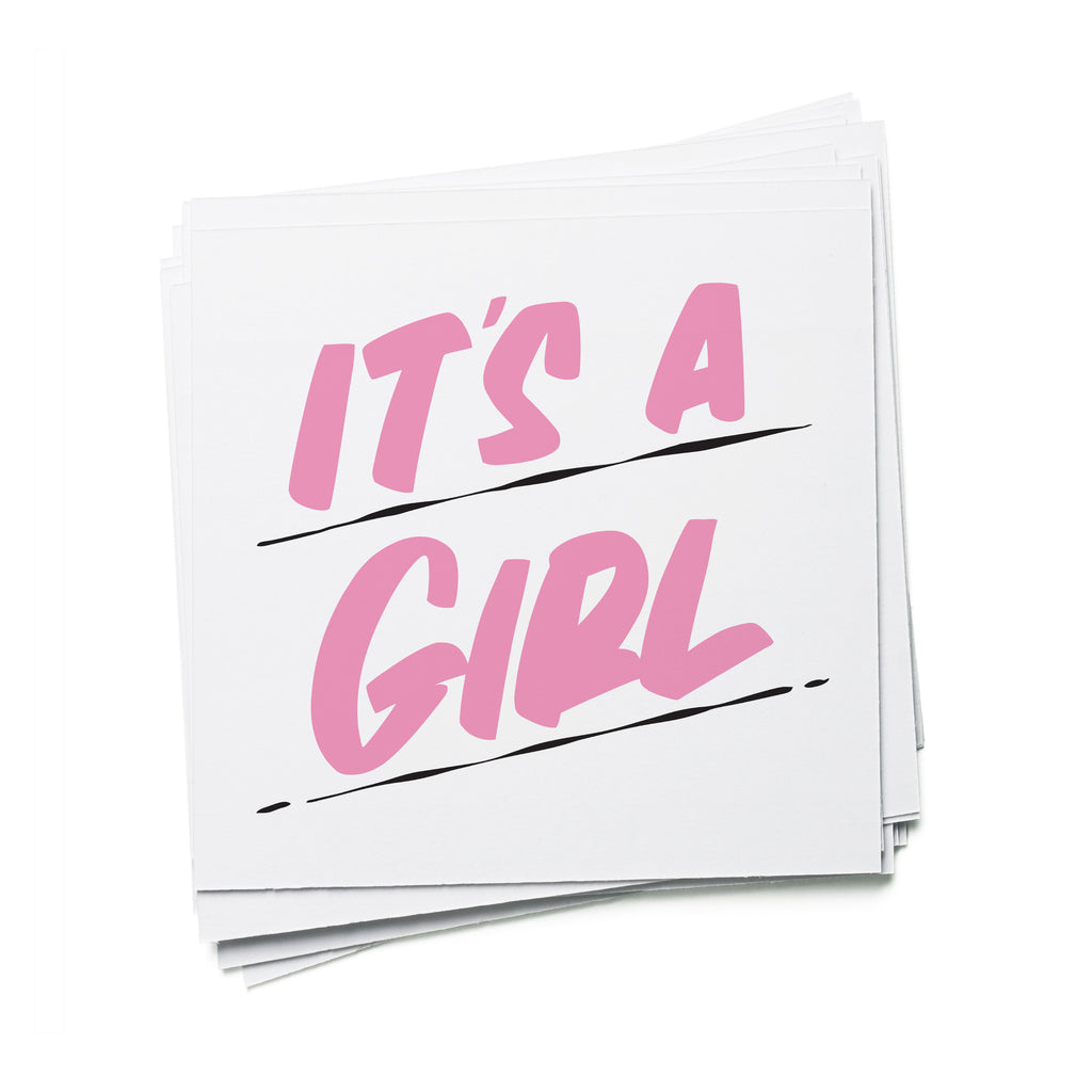 IT'S A GIRL by Baron Von Fancy | Open Edition and Limited Edition Prints