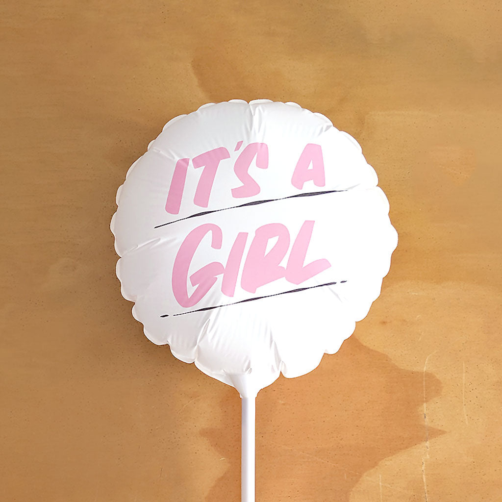 It's A Girl balloon by teelaunch | Open Edition and Limited Edition Prints