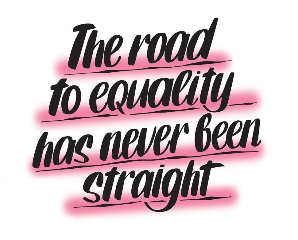 The Road to Equality Has Never Been Straight by Baron Von Fancy | Open Edition and Limited Edition Prints