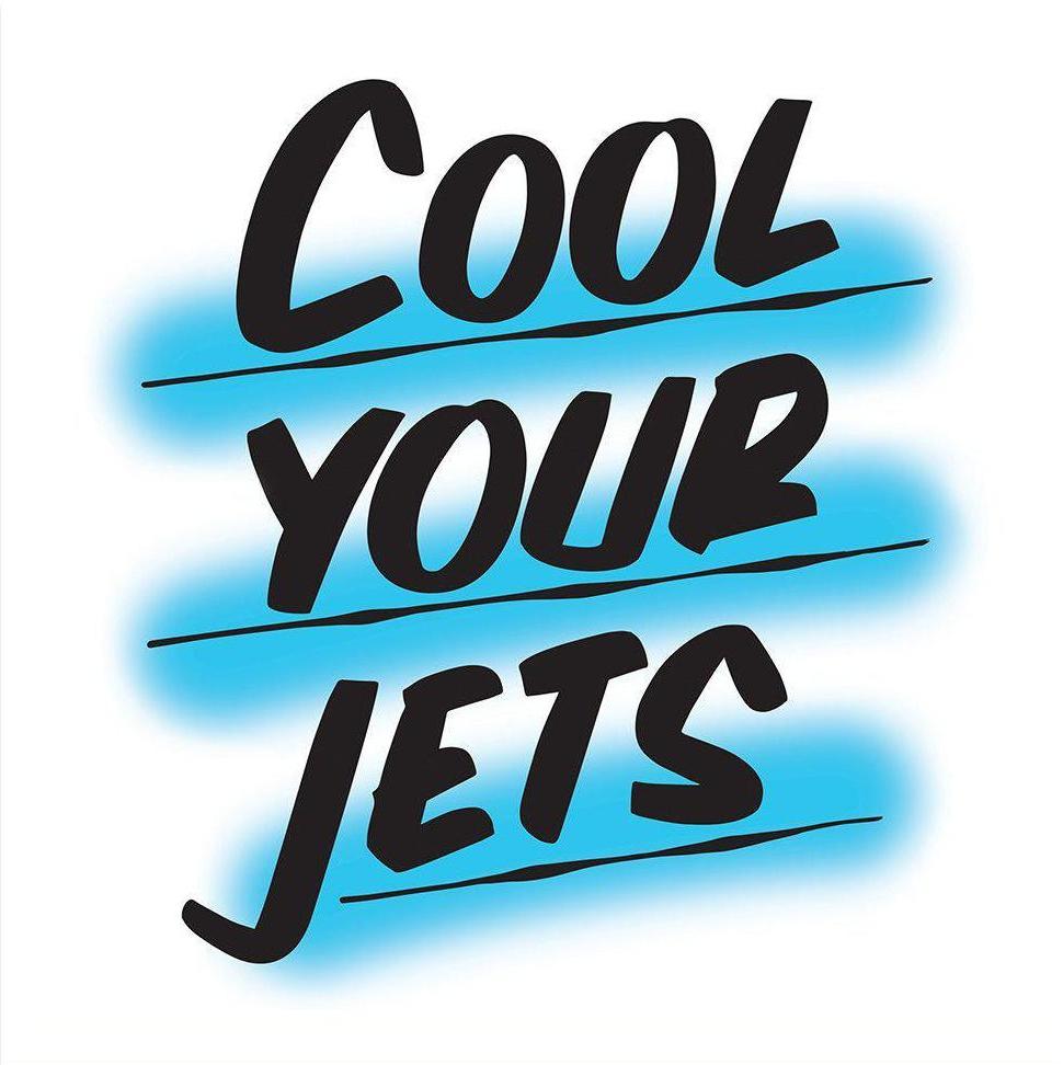 COOL YOUR JETS, BLUE by Baron Von Fancy | Open Edition and Limited Edition Prints