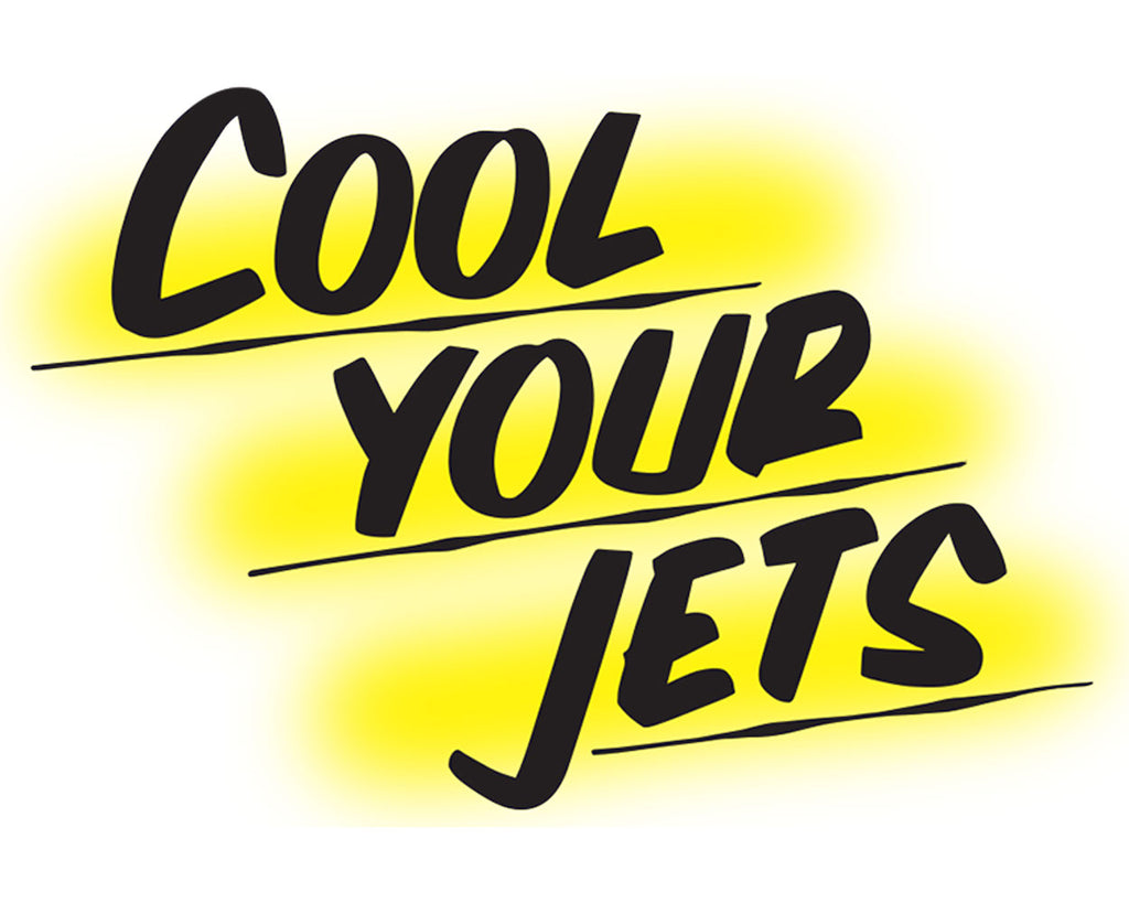 COOL YOUR JETS, YELLOW by Baron Von Fancy | Open Edition and Limited Edition Prints