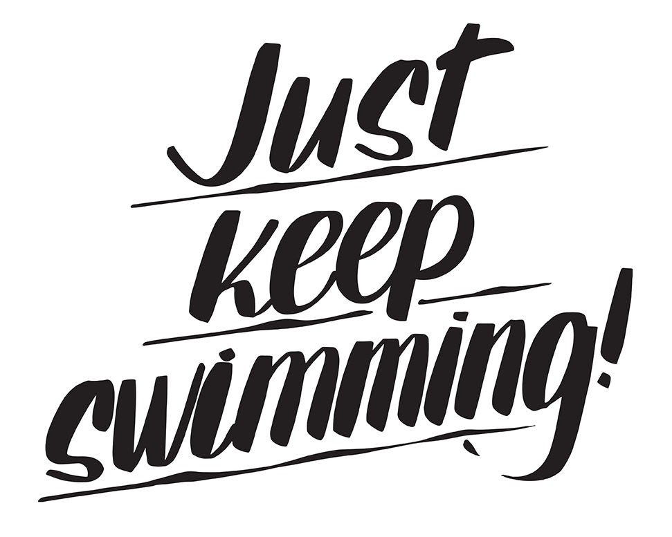 JUST KEEP SWIMMING by Baron Von Fancy | Open Edition and Limited Edition Prints