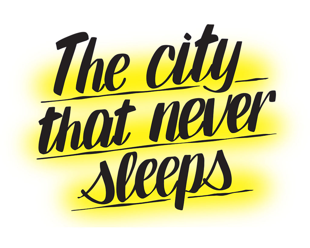 THE CITY THAT NEVER SLEEPS by Baron Von Fancy | Open Edition and Limited Edition Prints